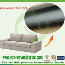 Telas no tejidas aprobadas PP de la prueba de Ikea para alinear el sofá